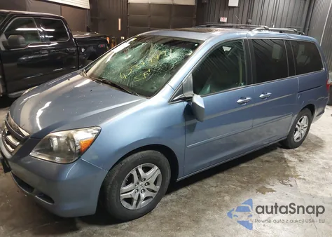 2007 Honda Odyssey Ex-L из США, поврежденный, VIN 5FNRL38687B023840